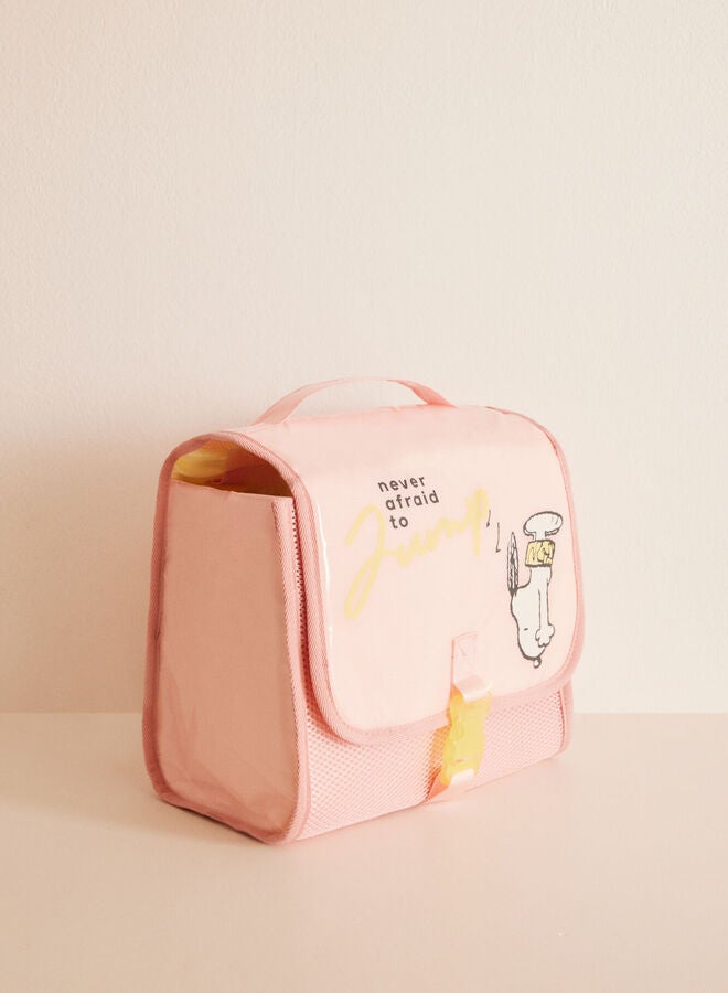 Pink Snoopy vanity case