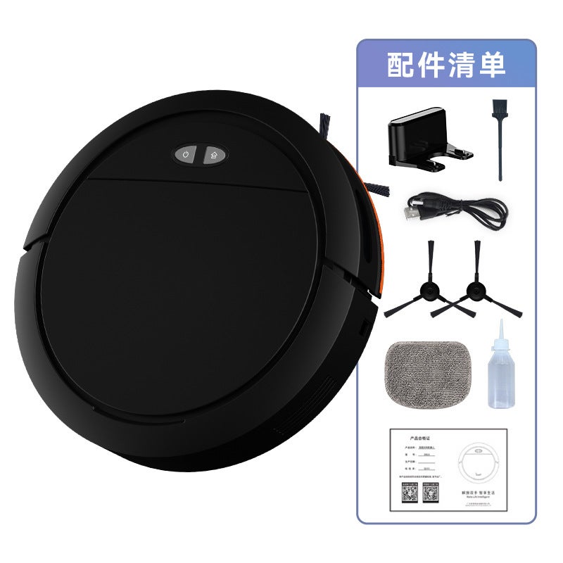 Smart Home Robot Vacuum Voice Navigation Remote Control Black