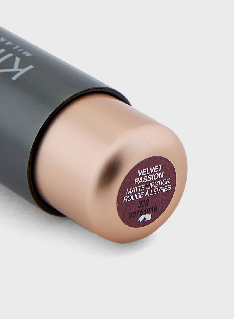 Velvet Passion Matte Lipstick. - 328 - Box