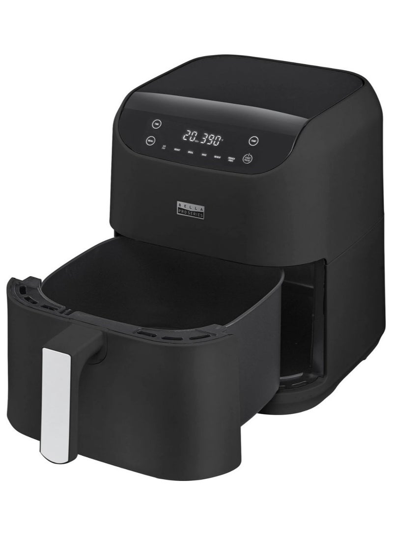 Bella Pro Series 6 qt. 1500 Watts, 120 Volts Digital Air Fryer with Digital Touchscreen, Black