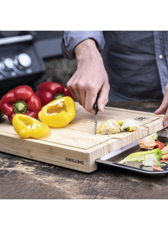 BBQ+ Cutting Board with Tray, 39x30cm