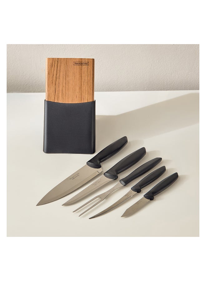 Tramontina Plenus 6-Piece Knife Block Set 2 x 26.5 x 1 cm