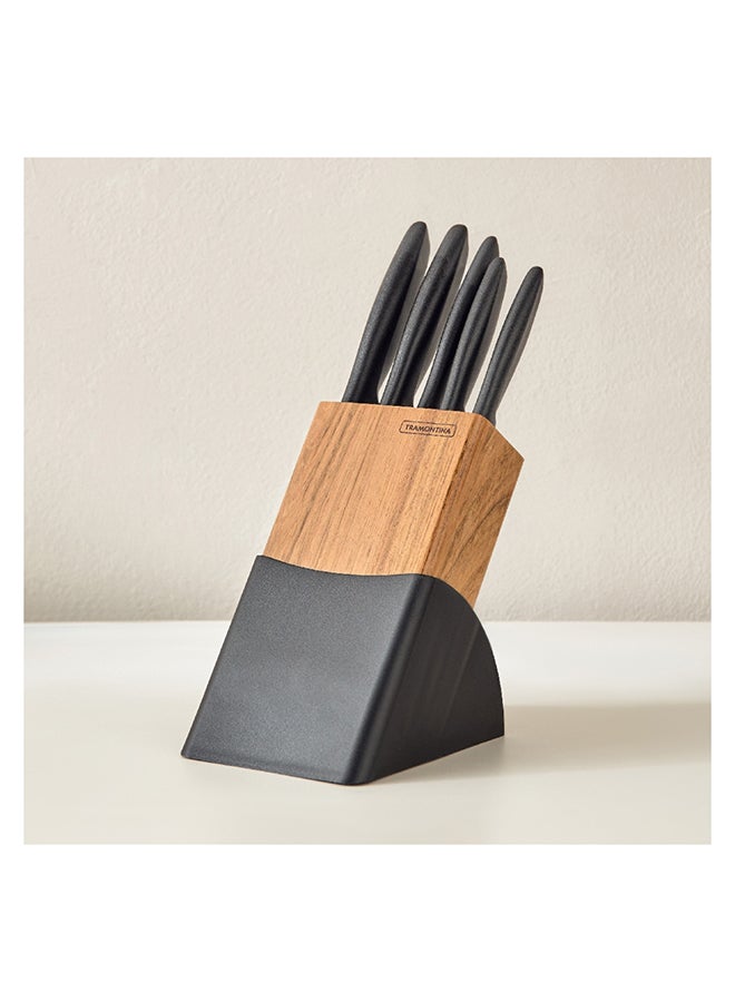 Tramontina Plenus 6-Piece Knife Block Set 2 x 26.5 x 1 cm