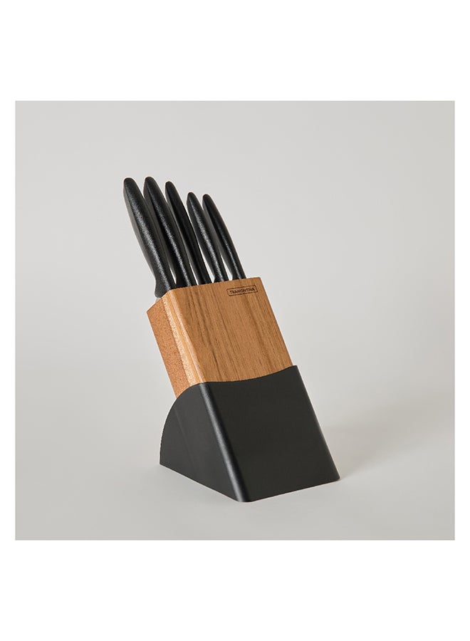 Tramontina Plenus 6-Piece Knife Block Set 2 x 26.5 x 1 cm