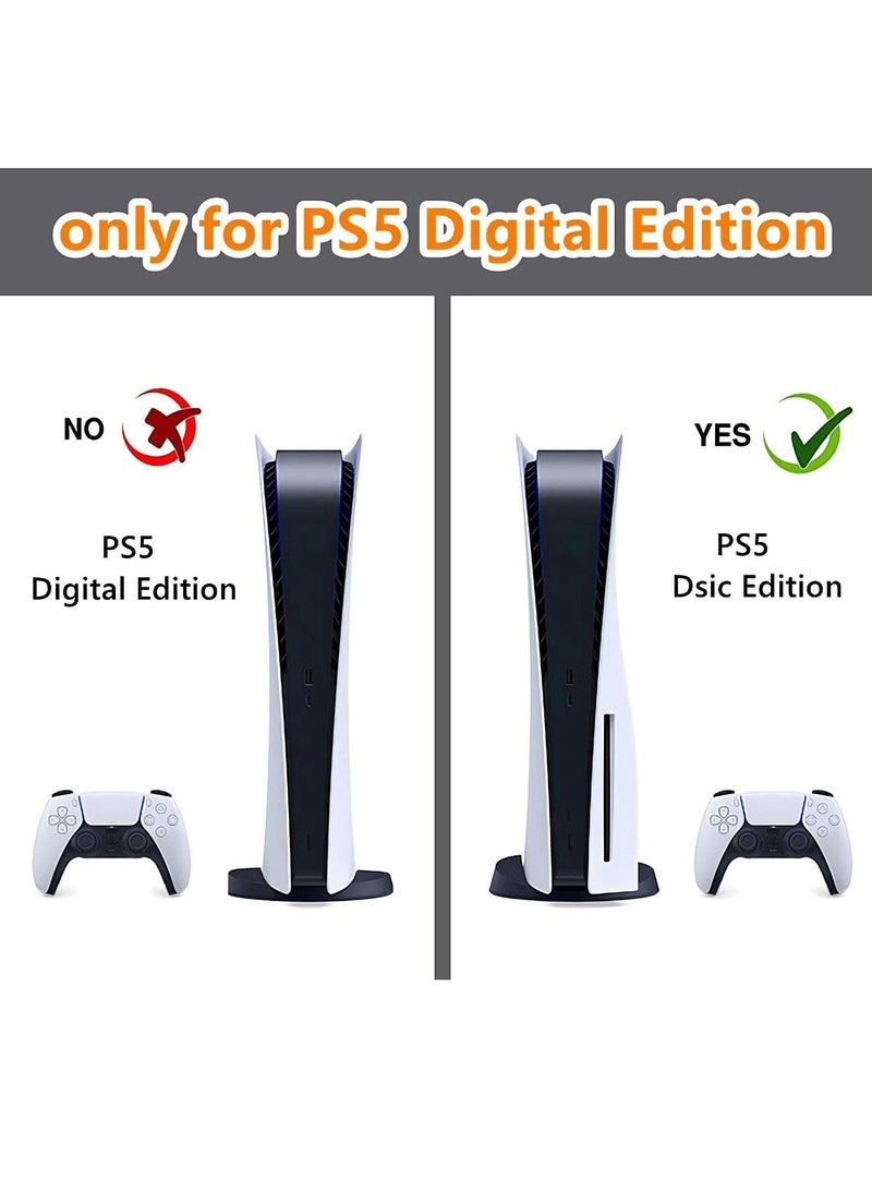 Vinyl Decal Skin for PlayStation 5 Disc Edition, Custom Sticker Cover for PS5 Controller