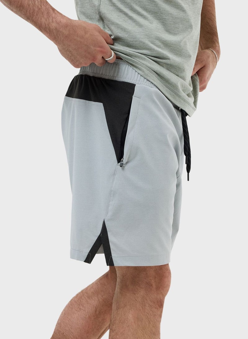 Drawstring Pocket Detail Shorts