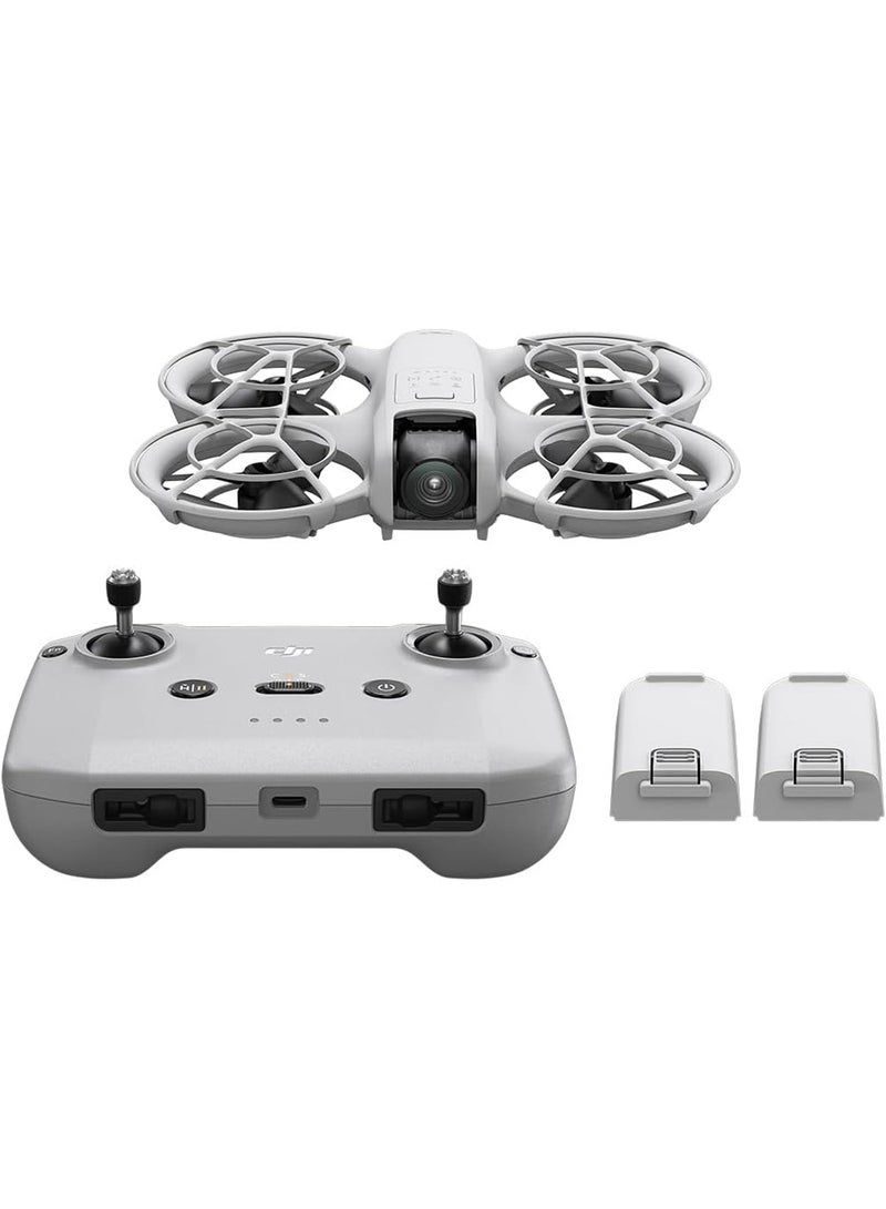 Neo Fly More Combo, Drone With 4K UHD Camera For Adults And Kids, 135g Follow Me Drone With Palm Takeoff, AI Subject Tracking, QuickShots, Stabilized Video, With RC-N3 & 3 Batteries For 60 Flights