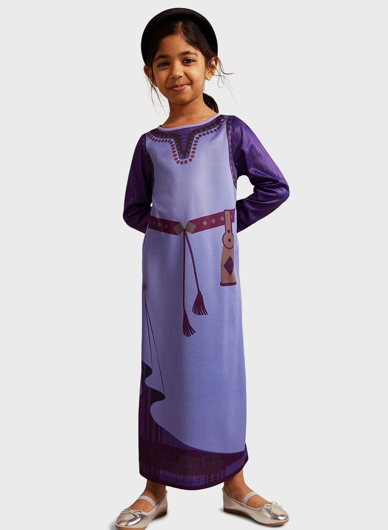 Kids Printed Tiered Dress