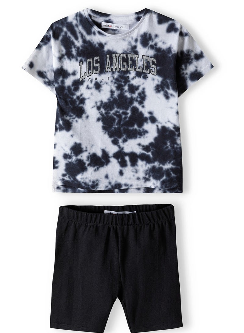 Kids T-Shirt And Cycle Short Set