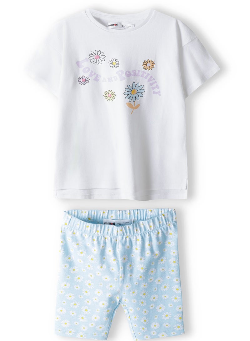 Kids T-Shirt And Cycle Short Set