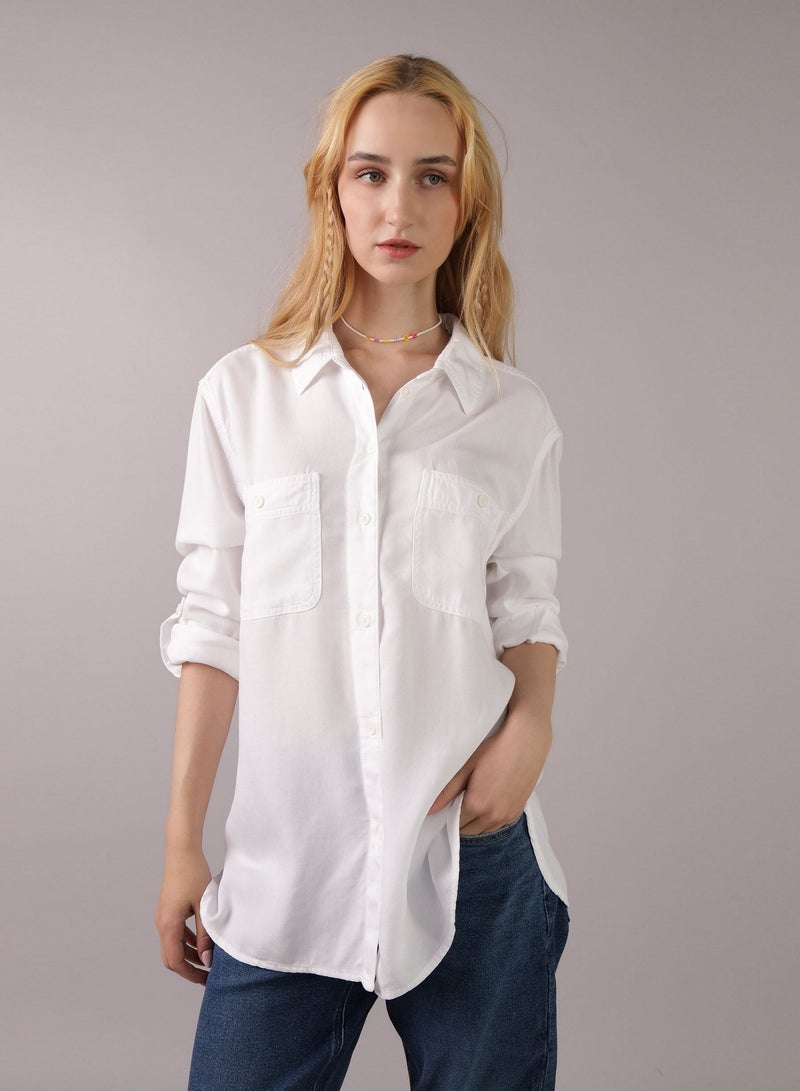 AE Long-Sleeve Button-Up Shirt