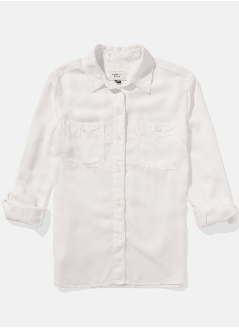 AE Long-Sleeve Button-Up Shirt