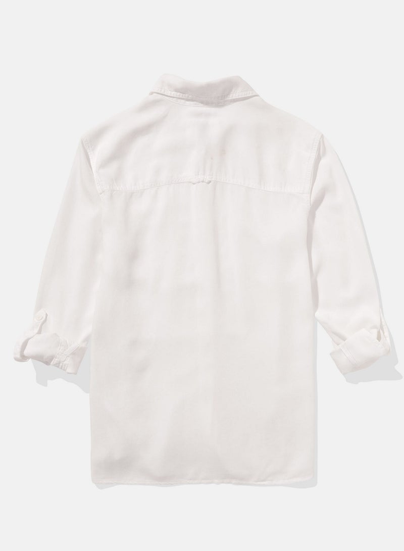 AE Long-Sleeve Button-Up Shirt