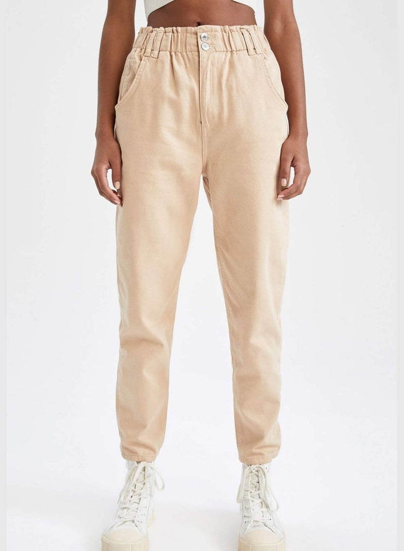 High Waisted Slouchy Trousers