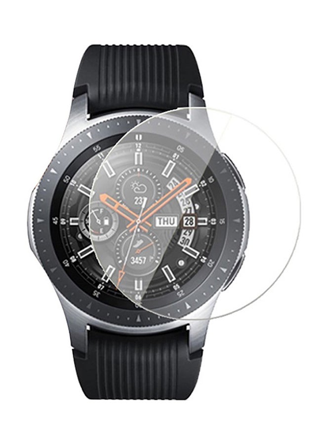 4-Piece Tempered Glass Screen Protector For Samsung Galaxy Watch 46mm Clear