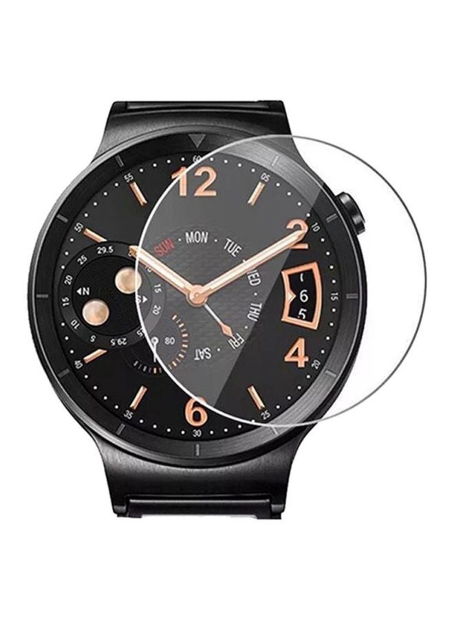 2-Piece Tempered Glass Screen Protector For Samsung Galaxy Watch 46mm R800 Clear