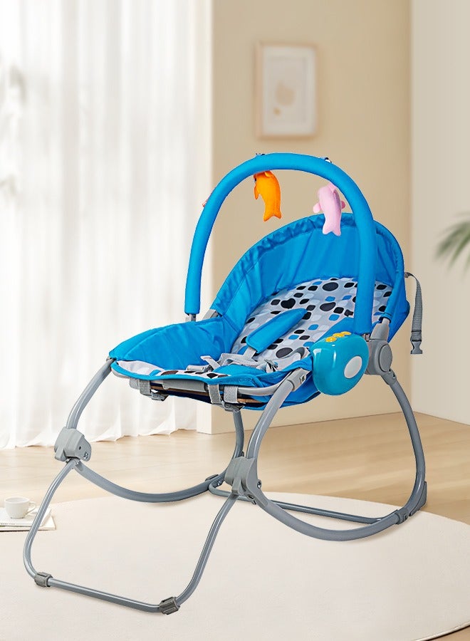 Baby Rocking Chair Baby Bouncer with Music Box Baby Swings for Newborn