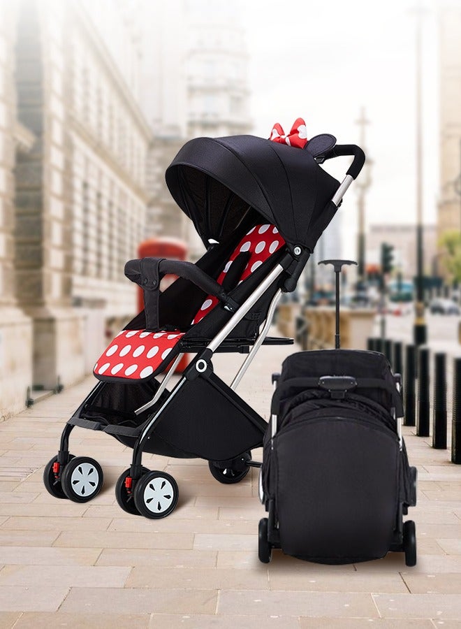 Baby Trolley Light Weight Outdoor Baby Pram Foldable 4 In 1 Baby Stroller Toddler Foldable Pushchair Carry on Plane