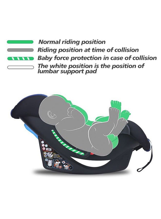 Baby Car Seat With Full Body Support Cushion Carrier Cot And Adjustable Canopy