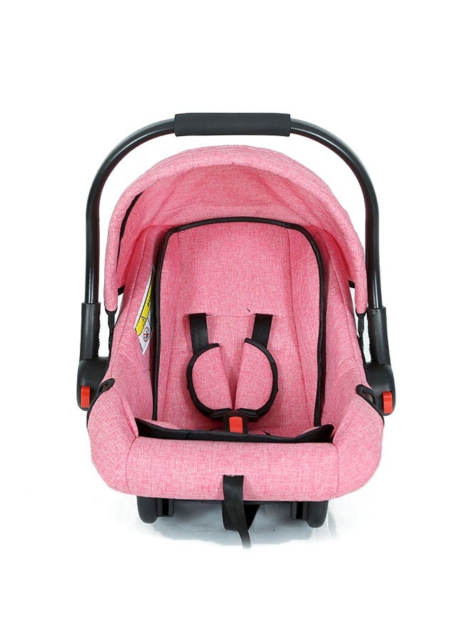 Baby Car Seat With Full Body Support Cushion Carrier Cot And Adjustable Canopy