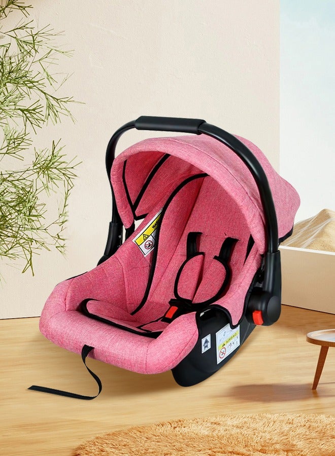 Baby Car Seat With Full Body Support Cushion Carrier Cot And Adjustable Canopy