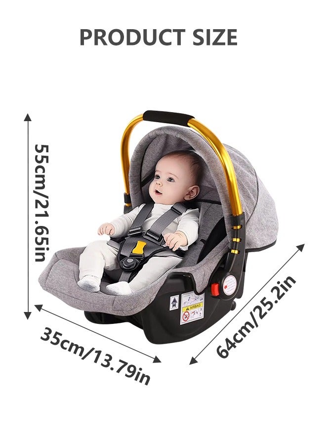 Baby Carrier Baby Car Seat With Full Body Support Cushion and Adjustable Canopy