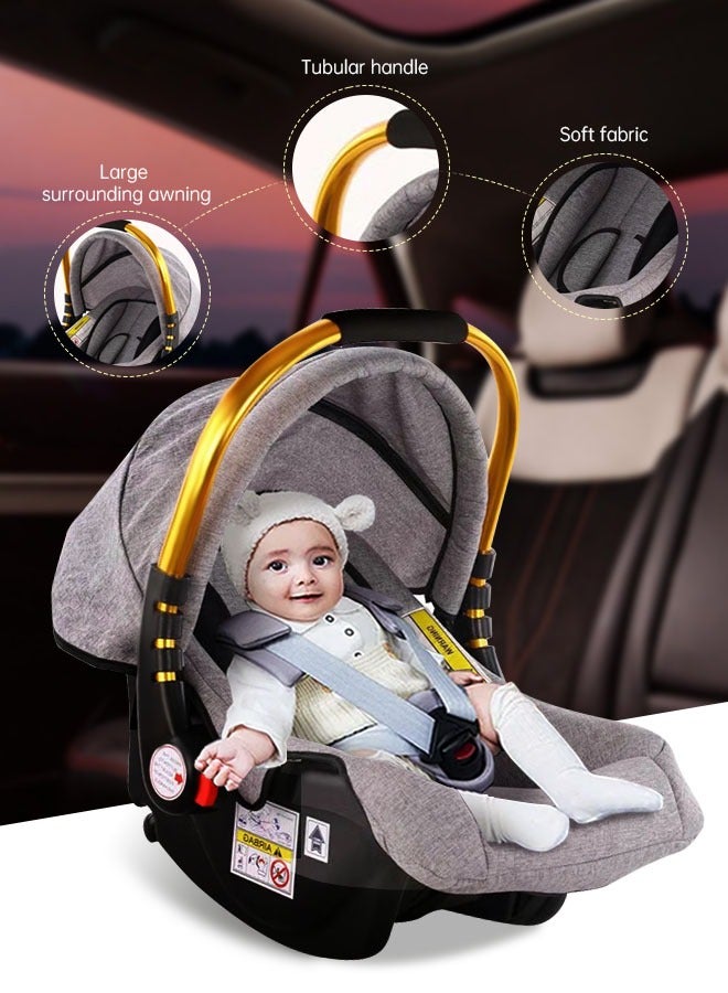 Baby Carrier Baby Car Seat With Full Body Support Cushion and Adjustable Canopy