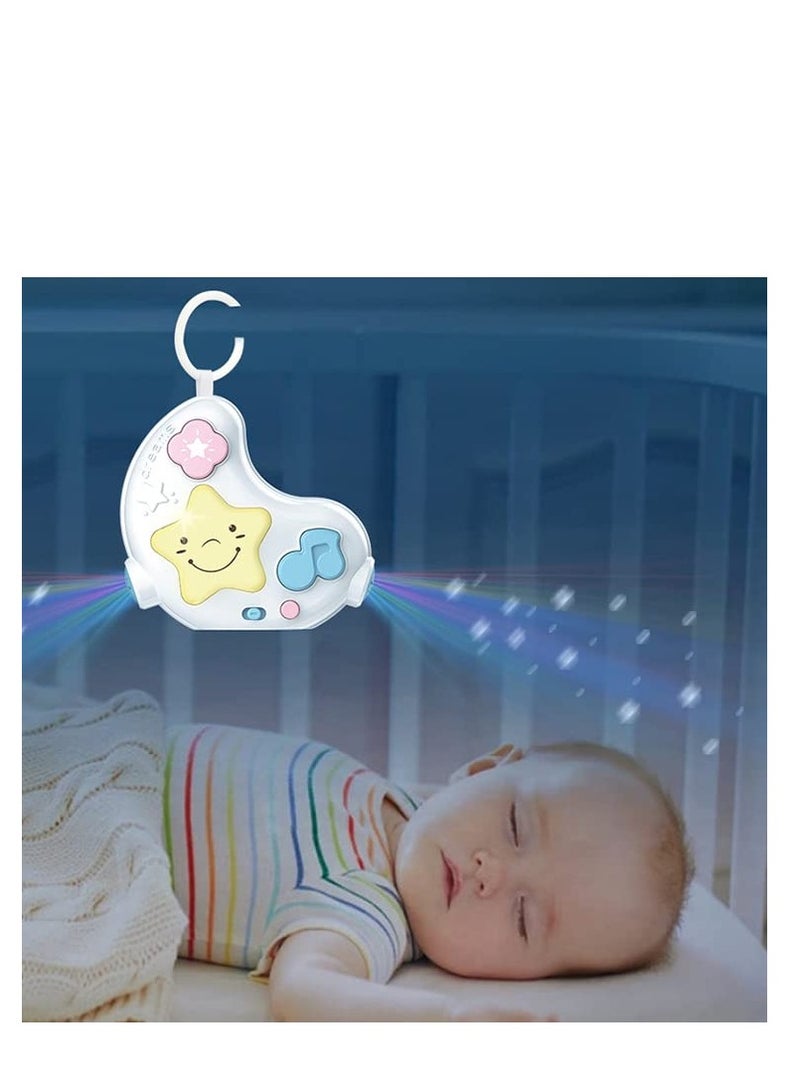 Baby Soother, White Noise Machine Baby Soother with Toy Remote,108 Lullaby Baby Sound Machine with Night Light for Sleeping, Portable Sound Machine Baby Toys for Traveling