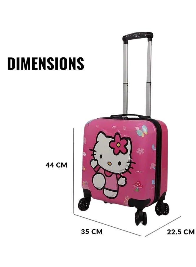 3D Kids Luggage with Wheels,18