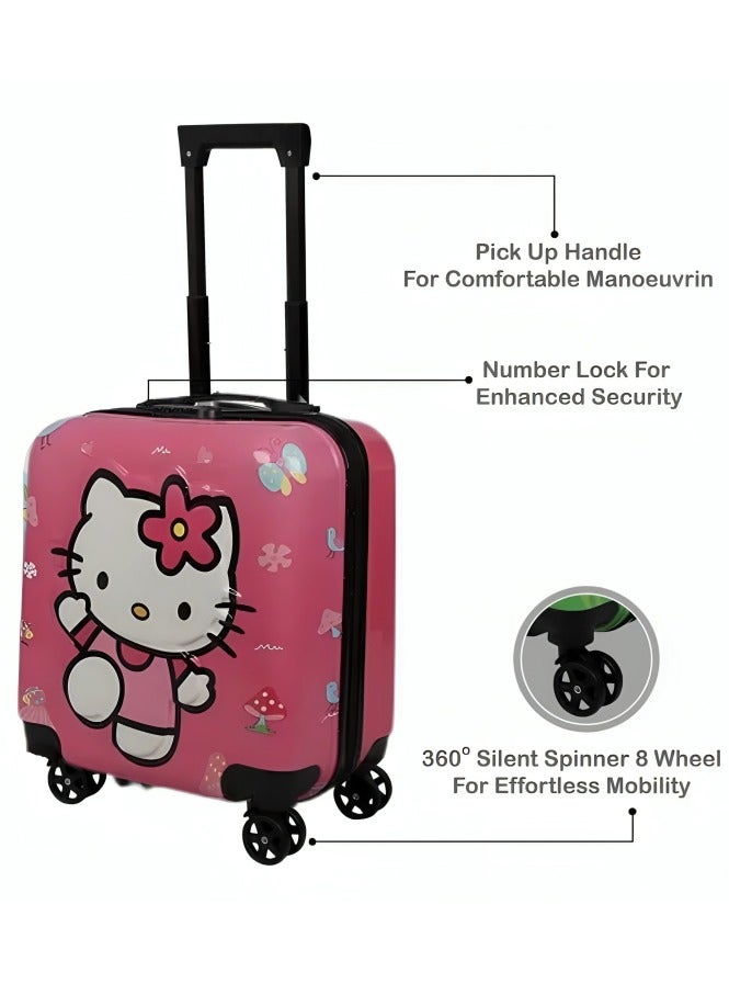 3D Kids Luggage with Wheels,18