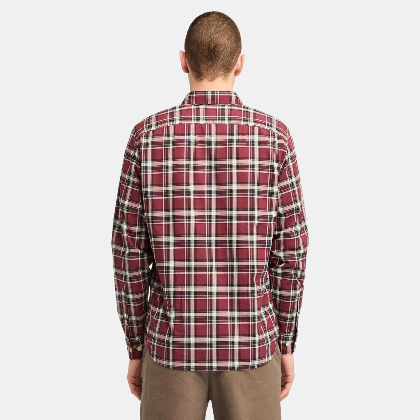 Men's Stretch Poplin Check Shirt