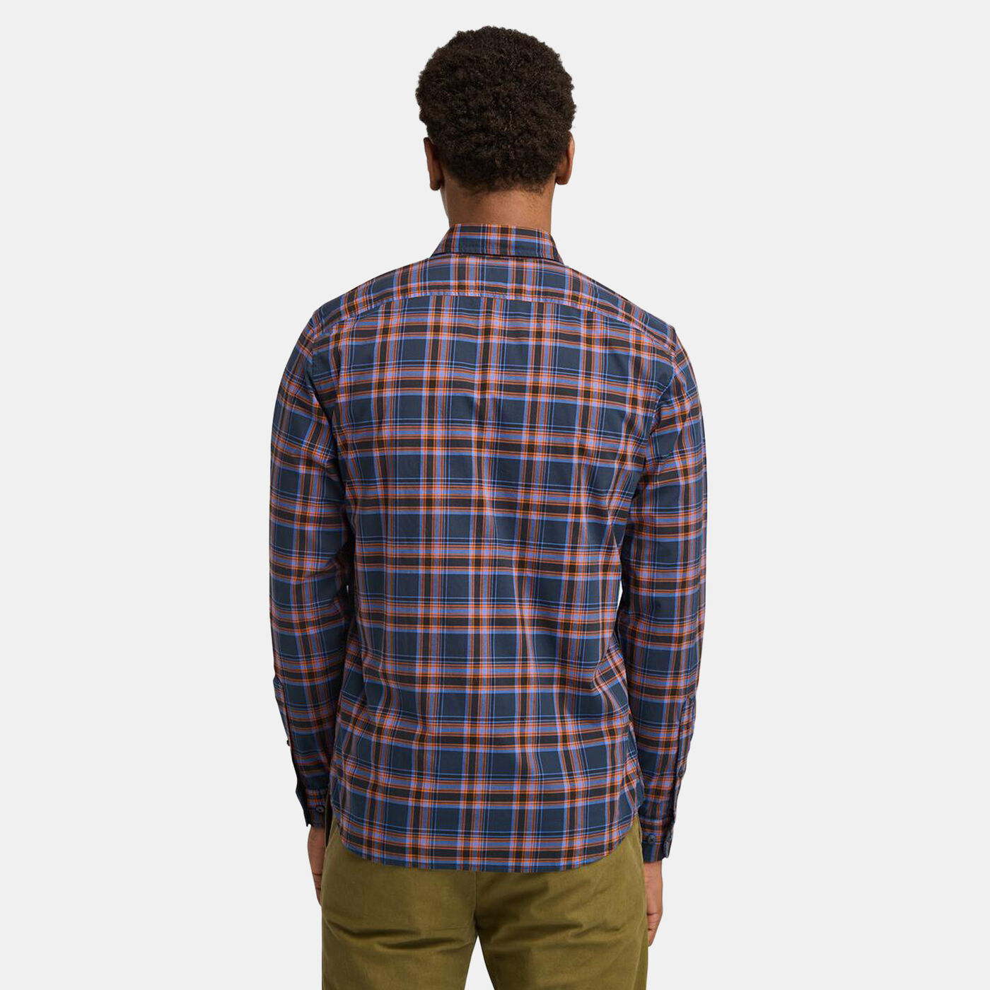 Men's Stretch Poplin Check Shirt