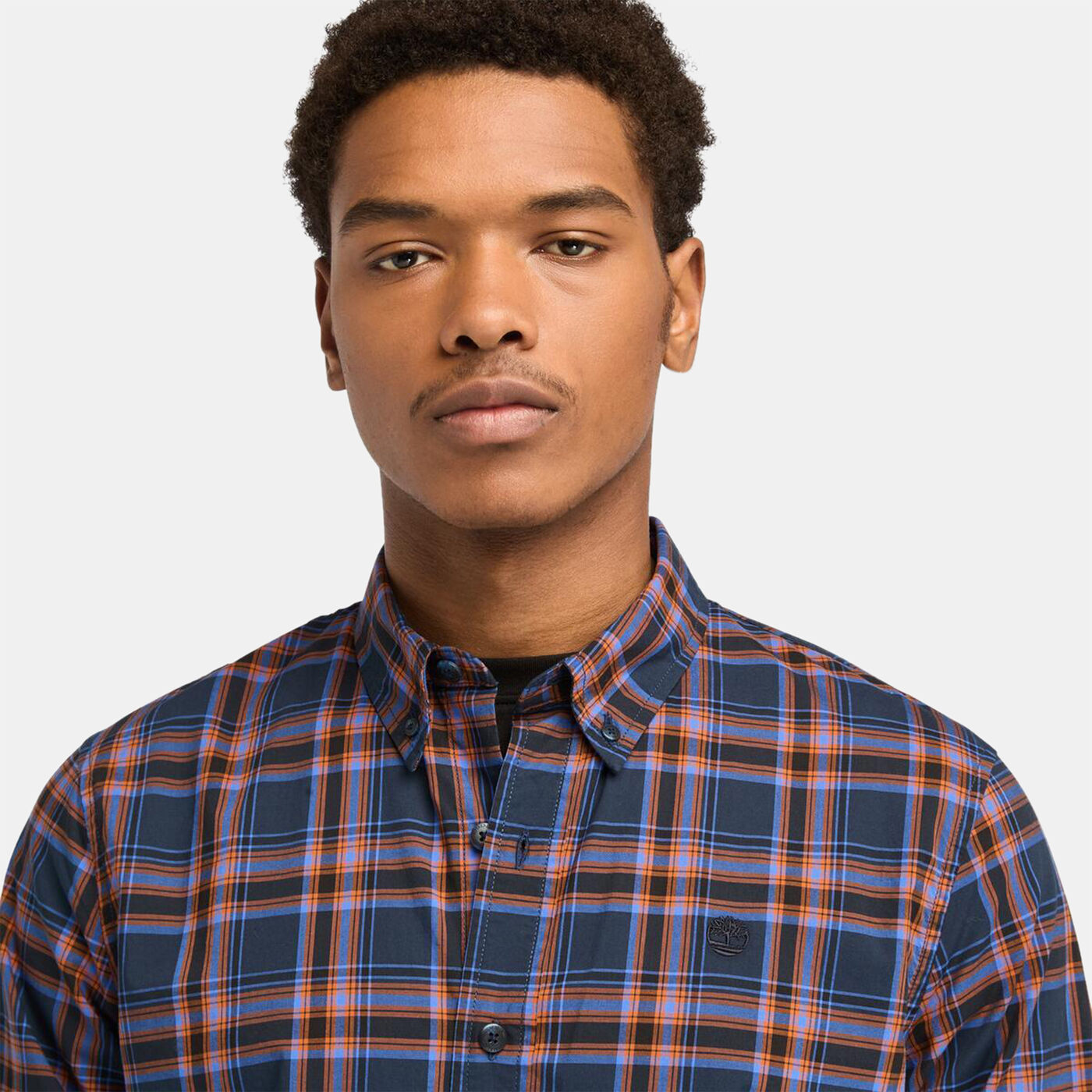 Men's Stretch Poplin Check Shirt