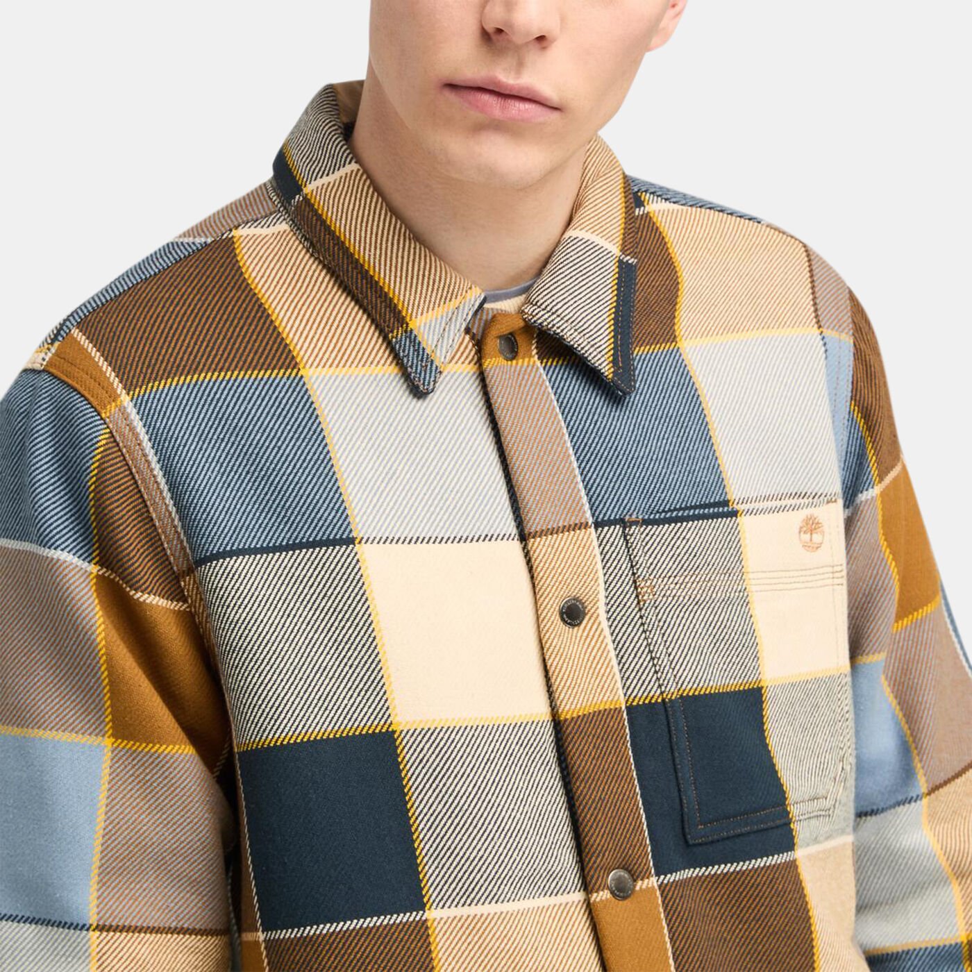 Men's Sherpa Lined Plaid Overshirt