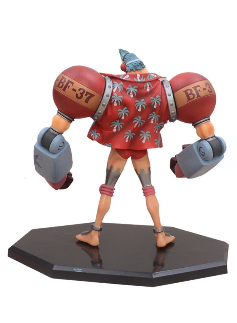 Boxed Franky Straw Hat Pirates Statue Franky Transformer Anime Model Ornaments