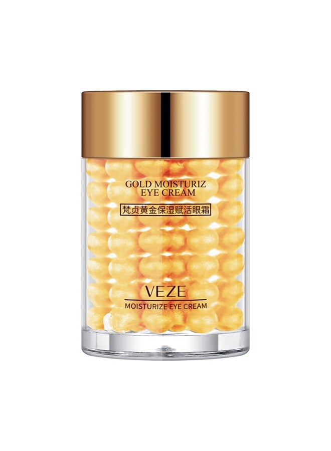 Gold Moisturiz Eye Cream-Eye Serum Remove Dark Circles Fine Lines Eye Care Against Puffiness Eye Bags 30g