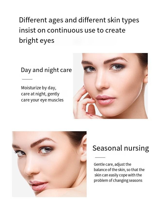 Gold Moisturiz Eye Cream-Eye Serum Remove Dark Circles Fine Lines Eye Care Against Puffiness Eye Bags 30g