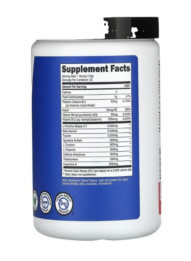 Performance Pre Pre Workout Complex Fruit Punch 1 Lb 450 G