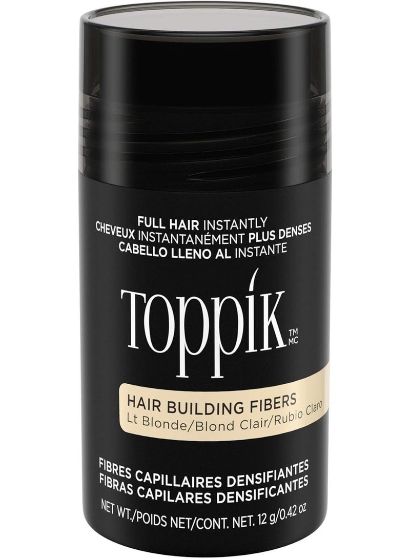 TOPPIK Hair Building Fibers, Light Blonde, 12g