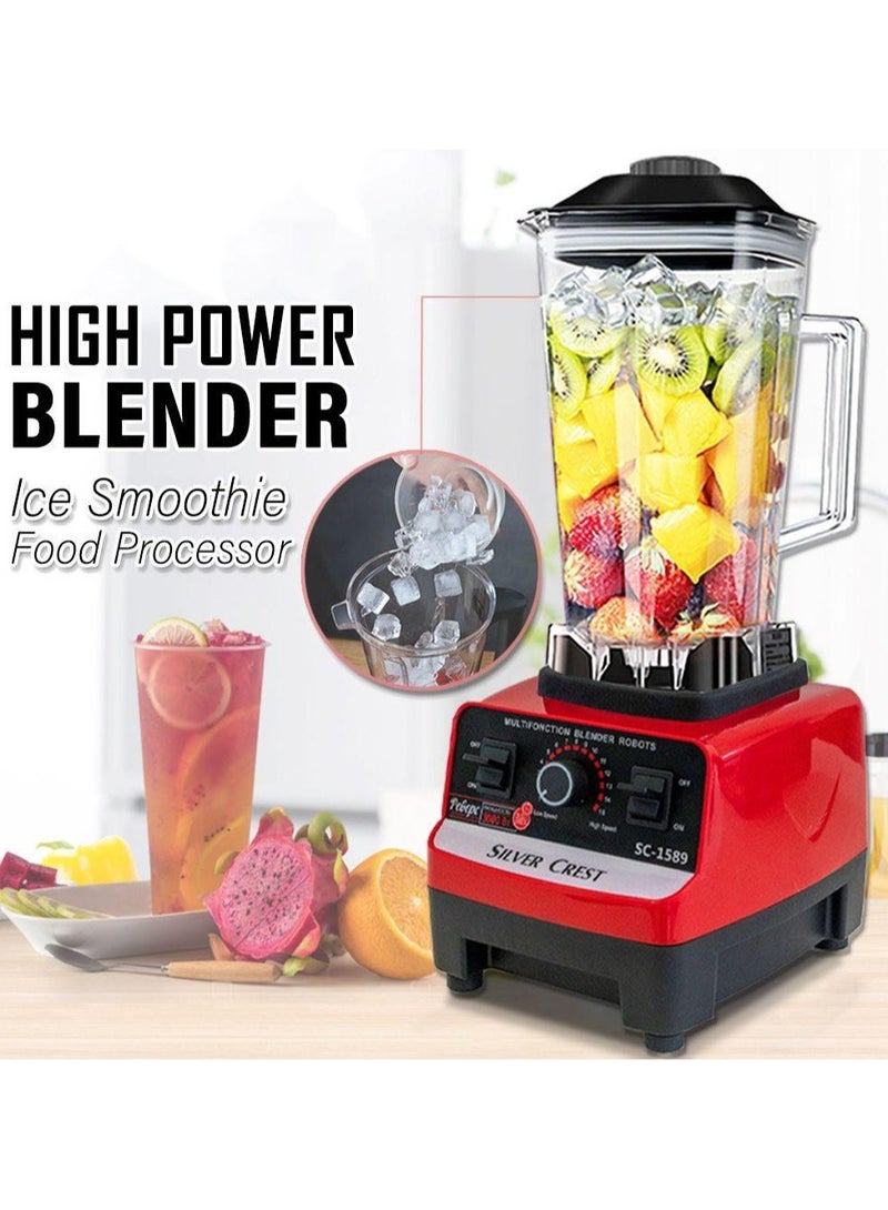 Silver Crest SC-1589 Heavy Duty Juicer Blender, Only Jug & Machine-4500W