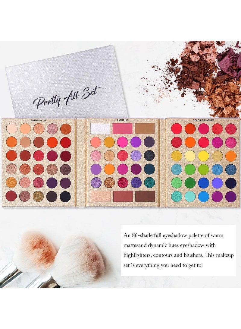 UCANBE 86 Color Pretty Multi Use Eyeshadow Palette