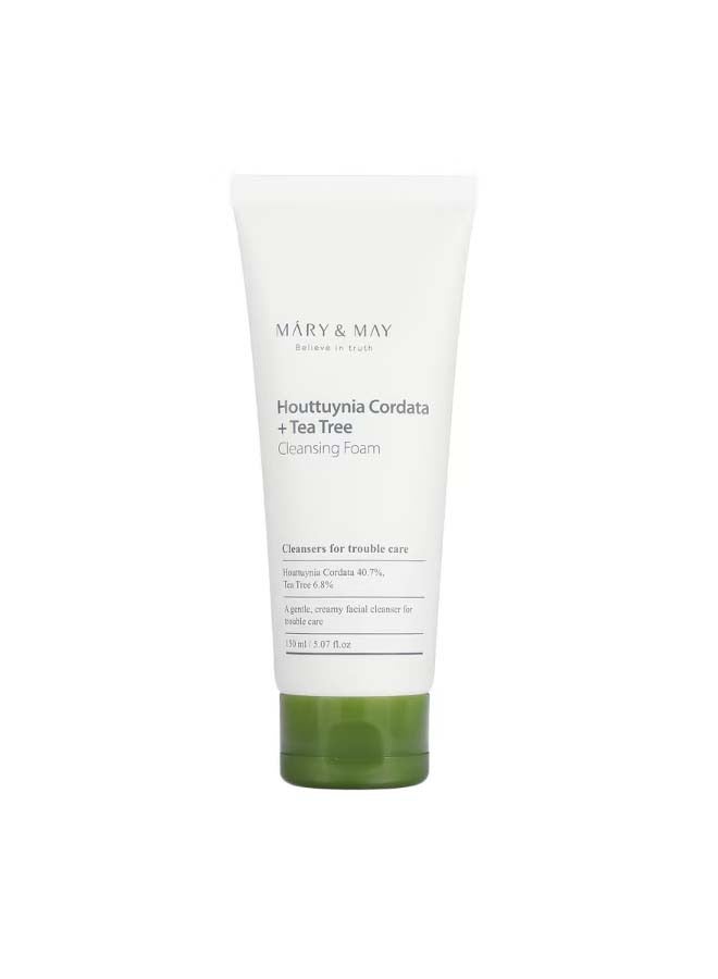 Houttuynia Cordata  Tea Tree Cleansing Foam 5.07 fl oz 150 ml