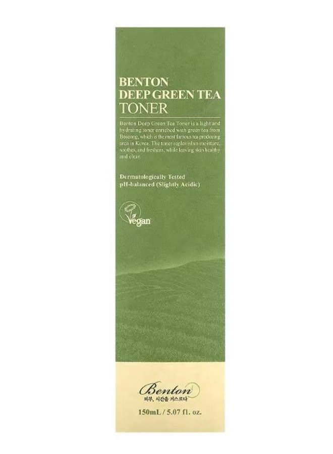 Deep Green Tea Toner 5.07 fl oz 150 ml