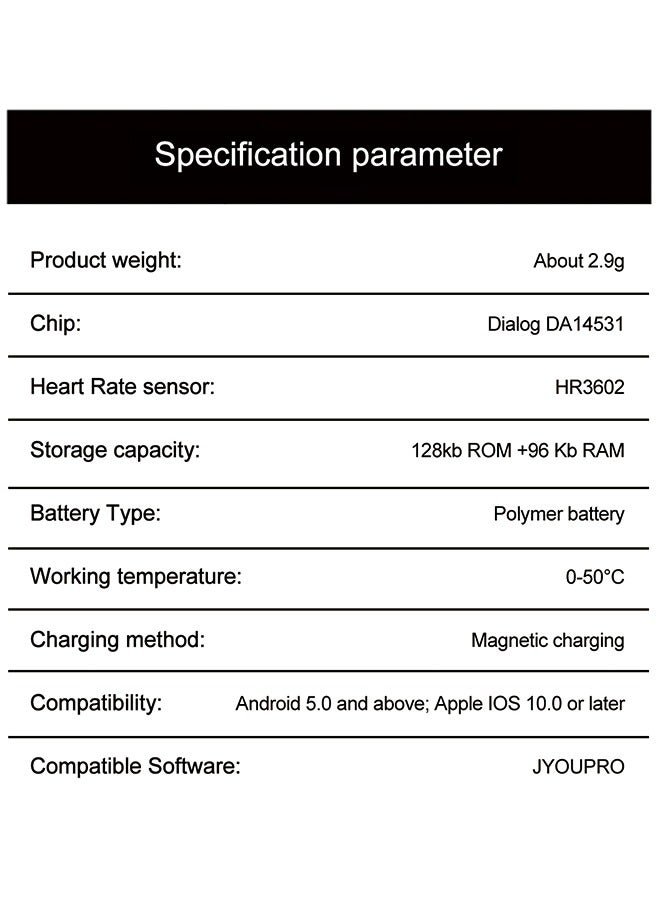 Smart Ring SR - Heart Rate, Blood Oxygen, Sleep Tracking, Step Counting, IP68 Waterproof,line charger