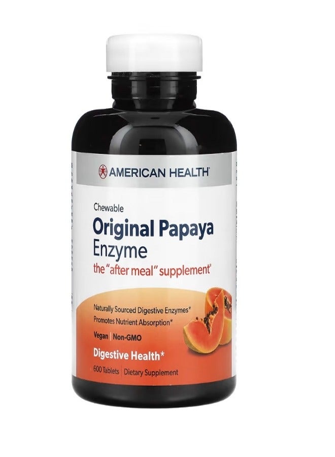 Original Chewable Papaya Enzyme 600 Tablets