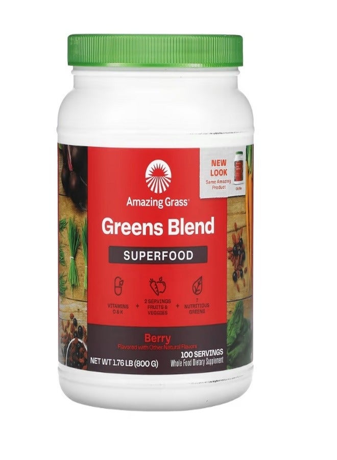 Greens Blend Superfood Berry 1.76 lb 800 g