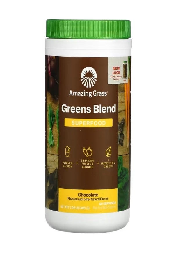 Green Blend Superfood Chocolate 1.06 oz 480 g