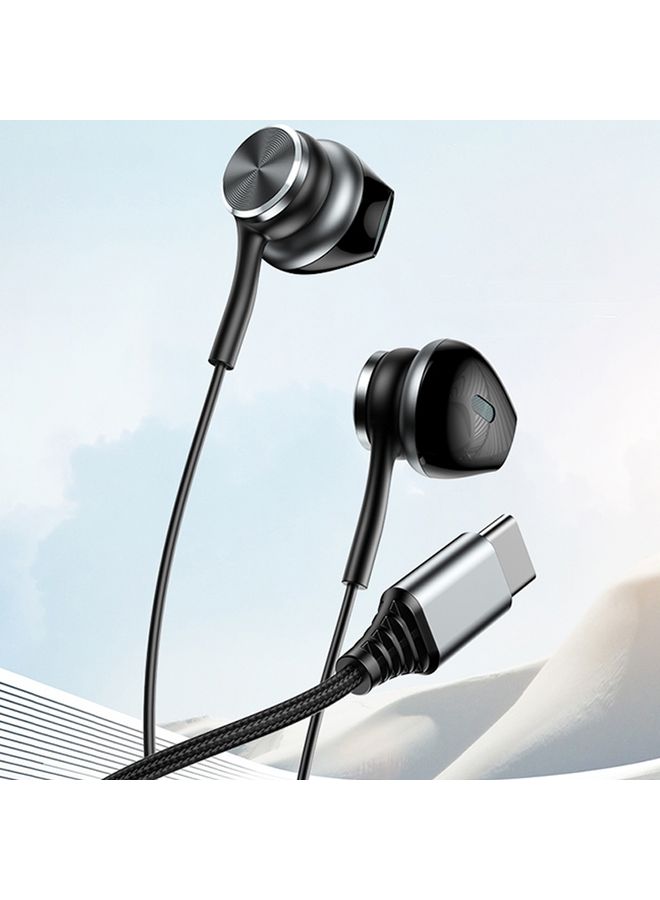 Yesido YH41 Type-C Plug Wired HiFi Sound Music Earphones with Mic