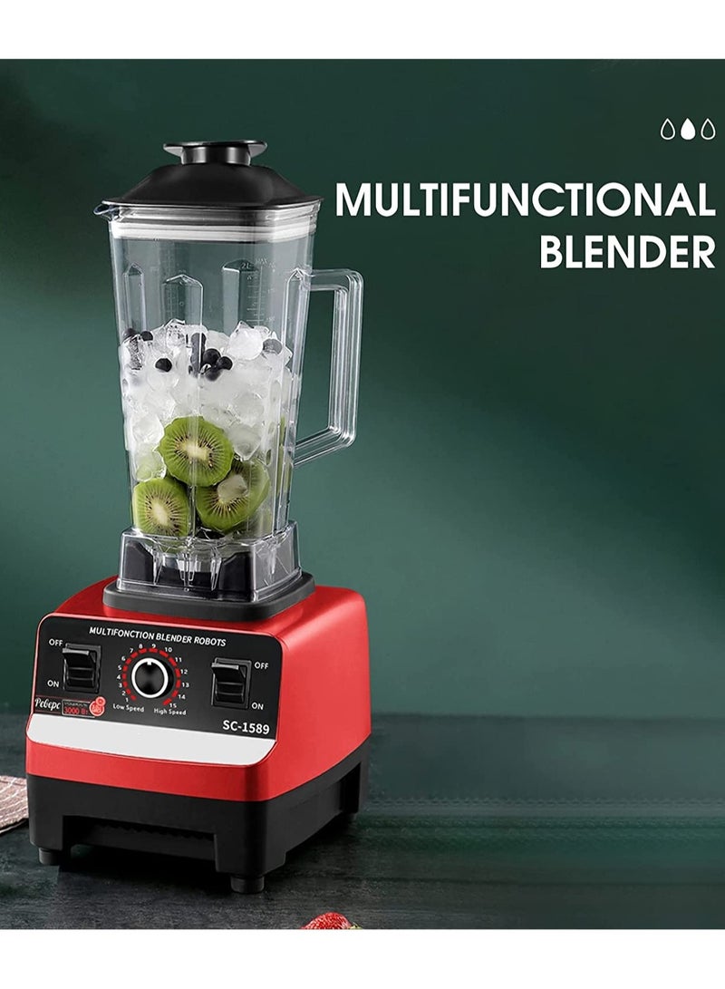 2 in 1 juicer and blender with Adjustable Rotating speeds