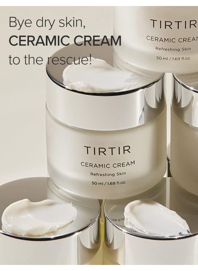 Ceramic Cream 50ml, Deep moisturizer for Glass Skin, Lightweight